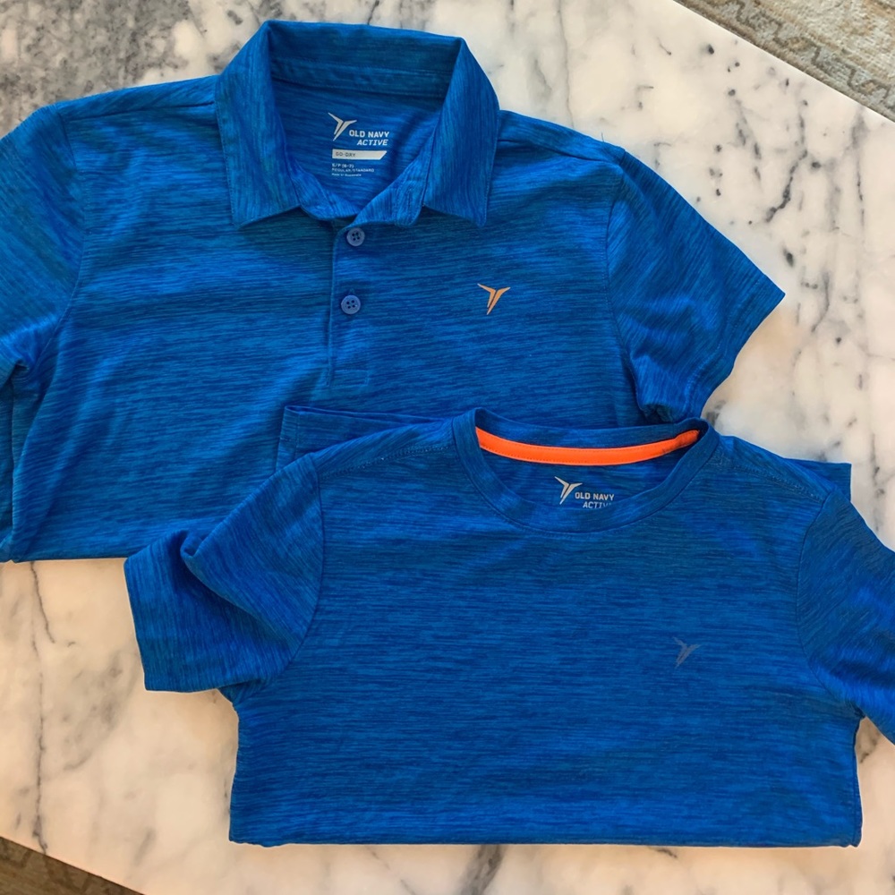 Boys dry fit old navy size small T-shirt’s